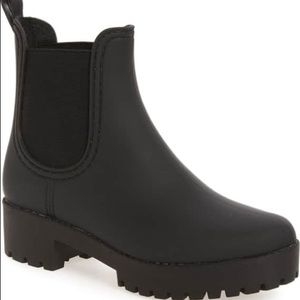 Jeffrey Campbell Matte Black Chelsea Boots